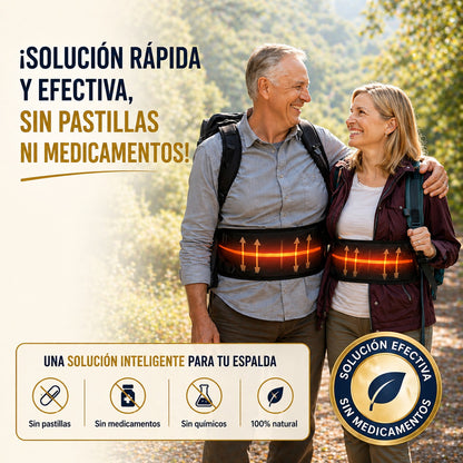 Faja Térmica TourmaFlex™ - Libera tu espalda del dolor con calor terapéutico y soporte firme